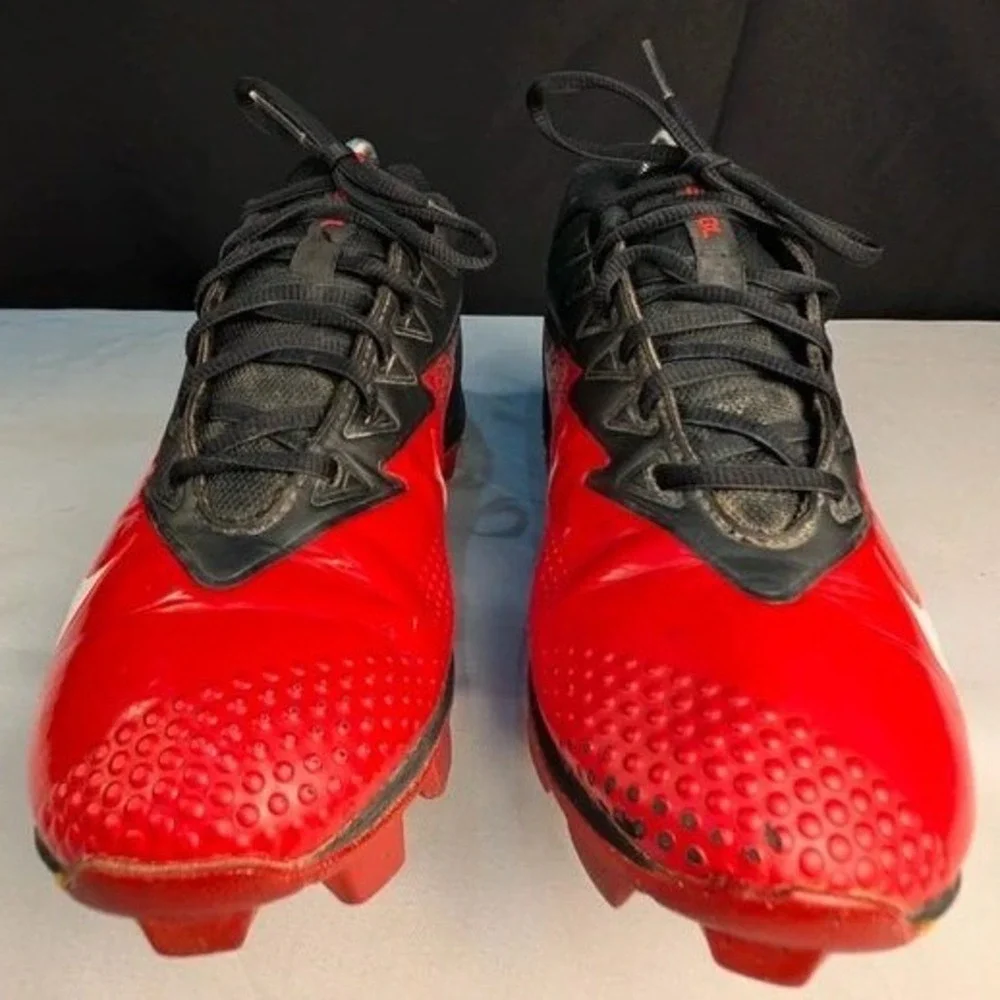 Nike Vapor Ultrafly Keystone Men Size 8 Black Red Baseball Cleats 852688-016